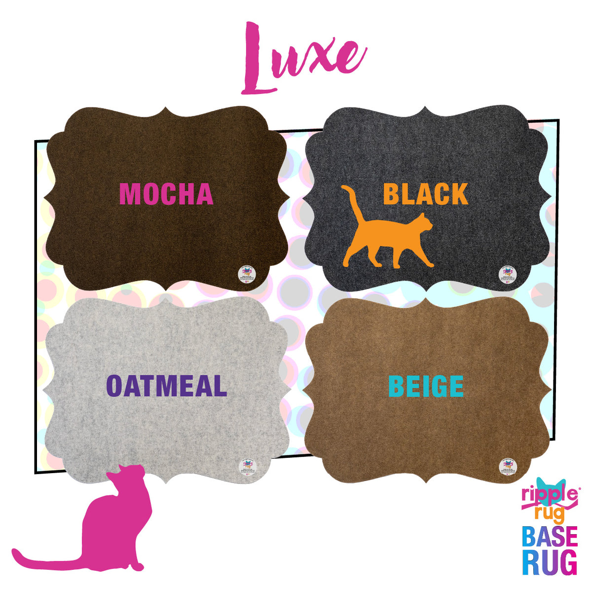BOTTOM BASE RUG - 4 Shapes/Sizes