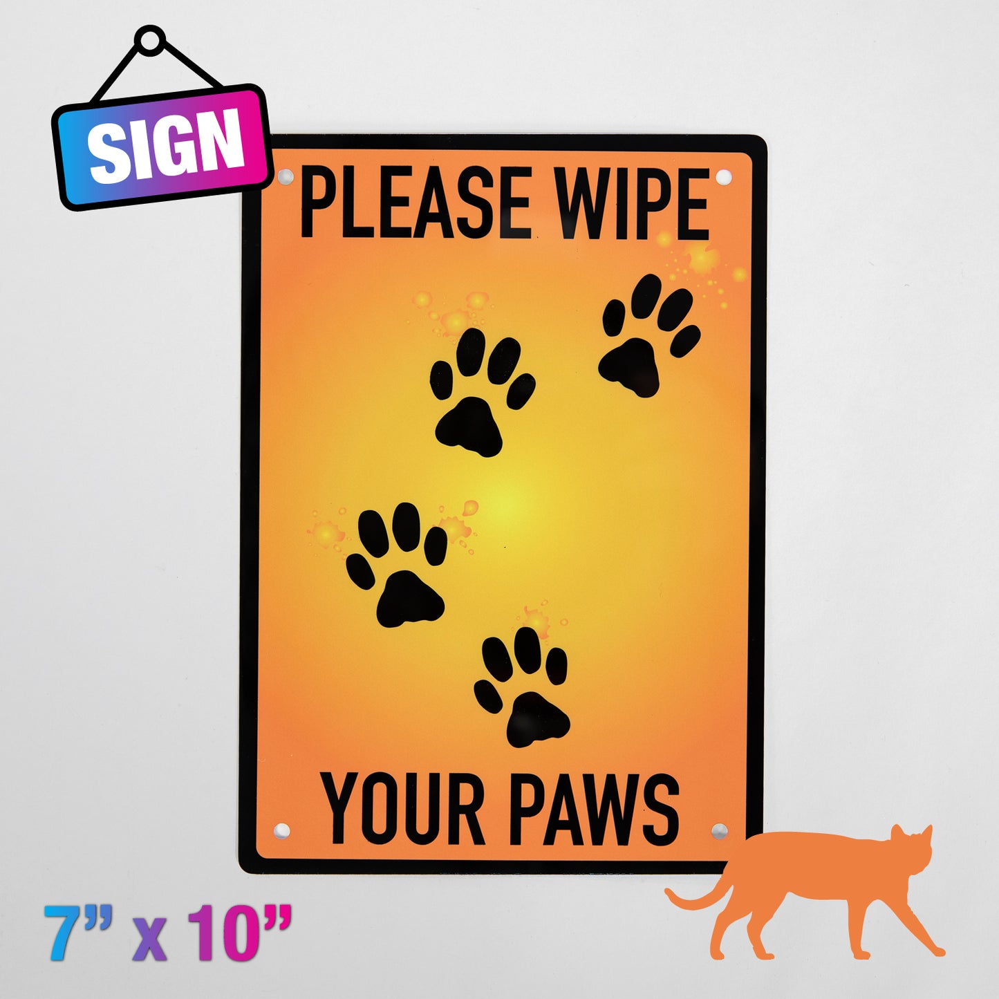 Hiss-terical Kitty-Themed Signs