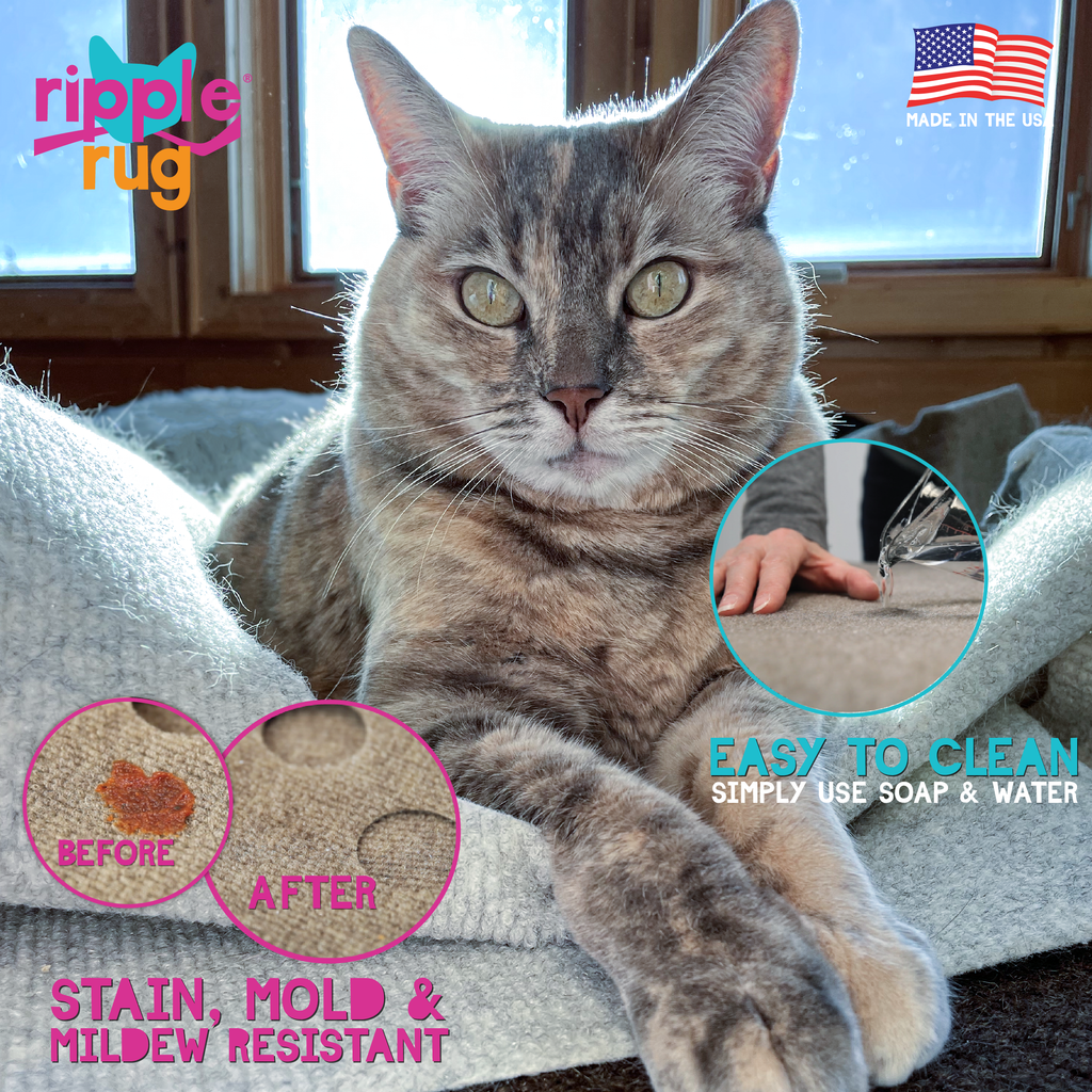 Ripple Rug The Ripple Rug - Cat Activity Mat - Made In the USA – THE RIPPLE RUG