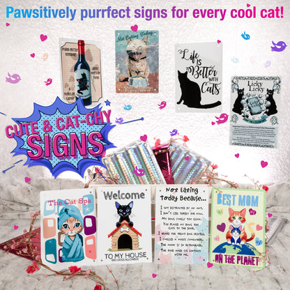 Cute and Cat-chy Kitty-Themed Signs
