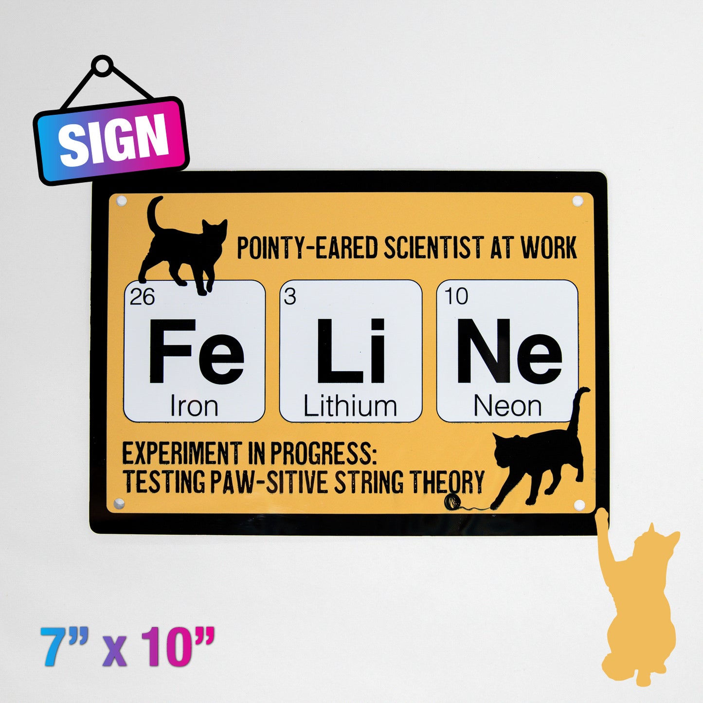 Hiss-terical Kitty-Themed Signs