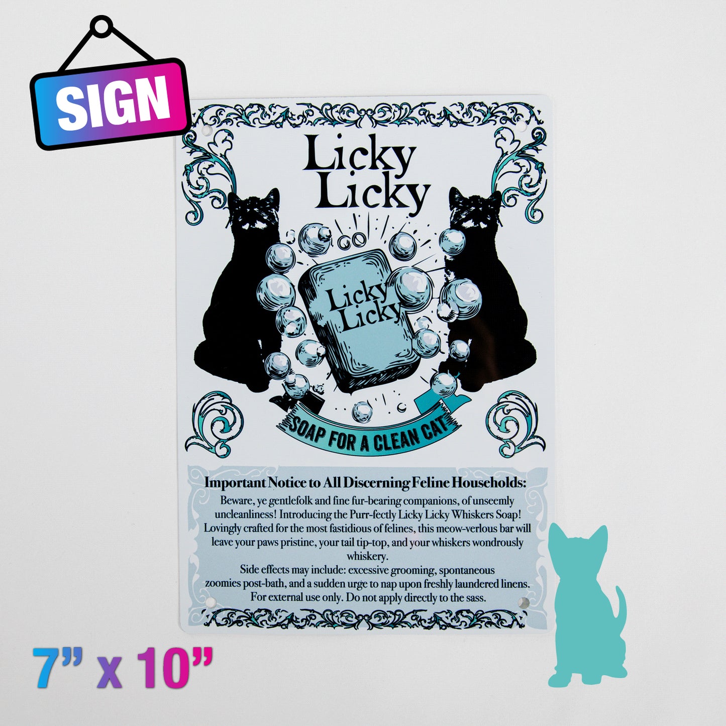 Cute and Cat-chy Kitty-Themed Signs