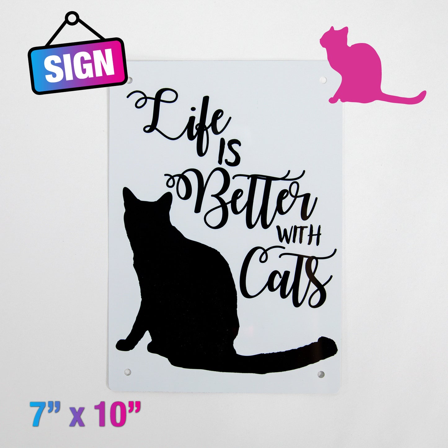 Cute and Cat-chy Kitty-Themed Signs