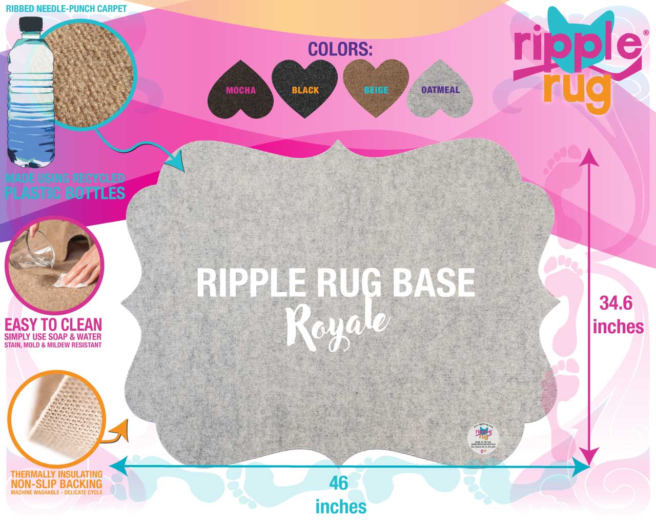 THE RIPPLE RUG Royale