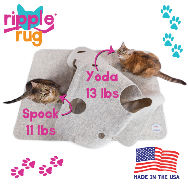 The Ripple Rug Cat Activity Play Mat - Made in USA - We are the  Manufacturer 867050000103