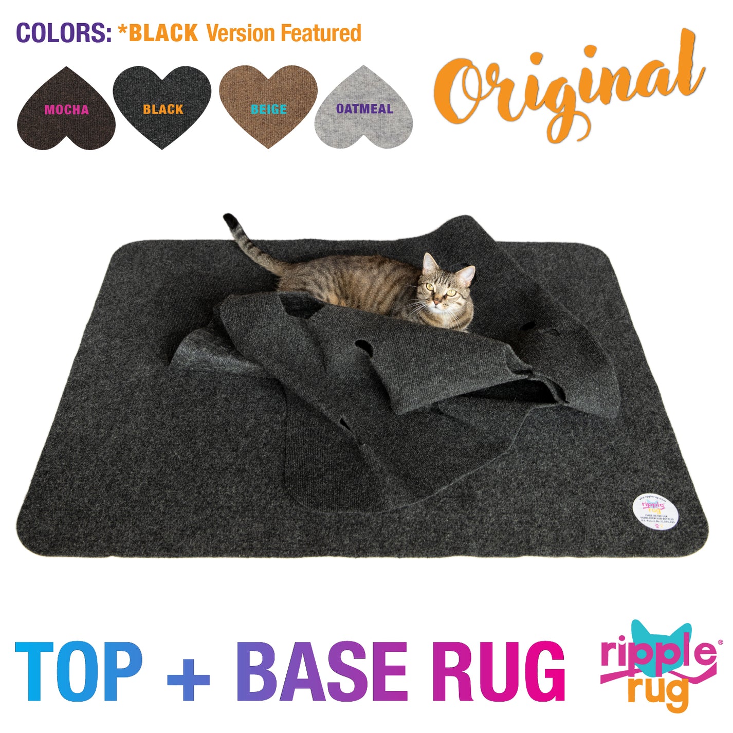 The Ripple Rug - Cat Activity Mat - Made In the USA – THE RIPPLE RUG