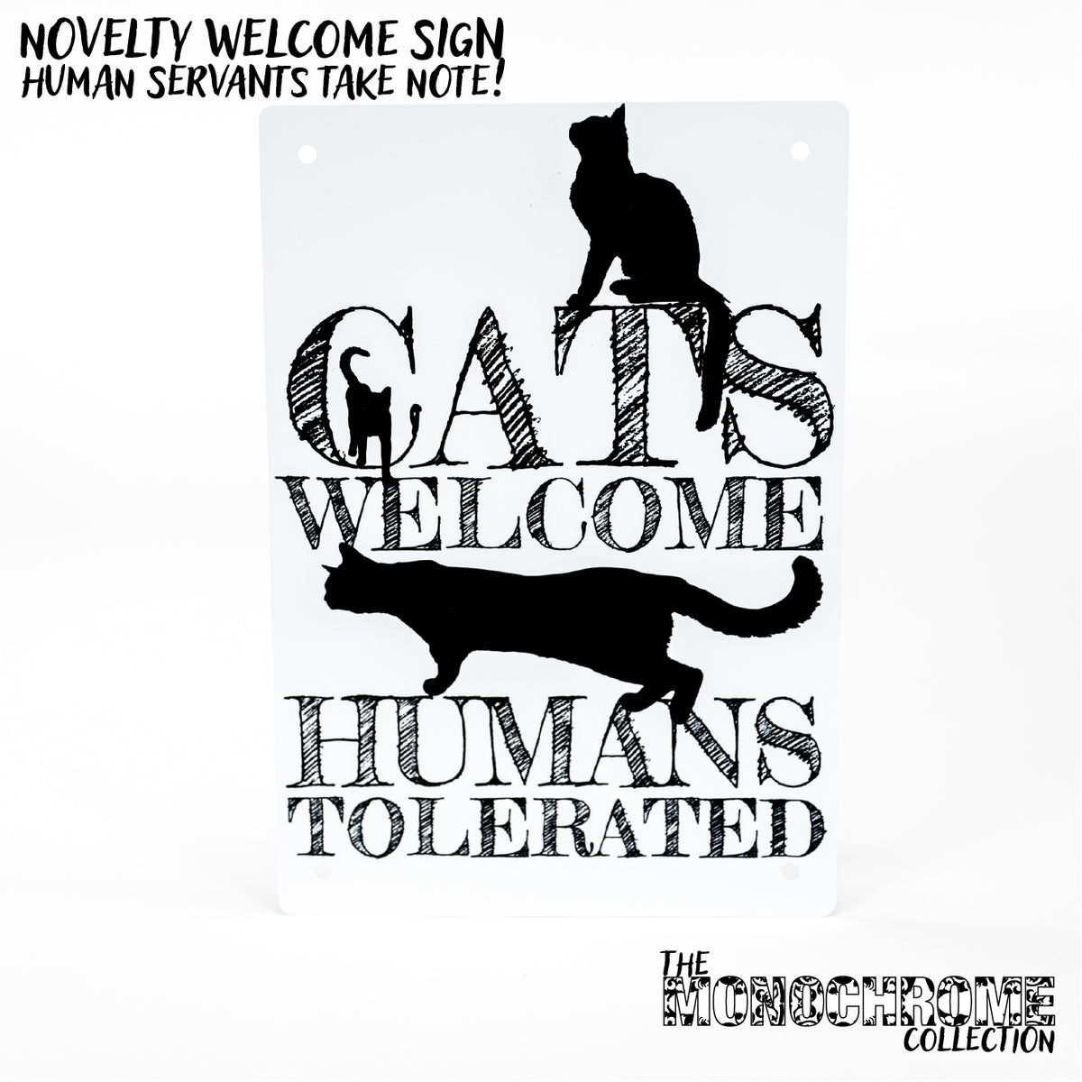Hiss-terical Kitty-Themed Signs