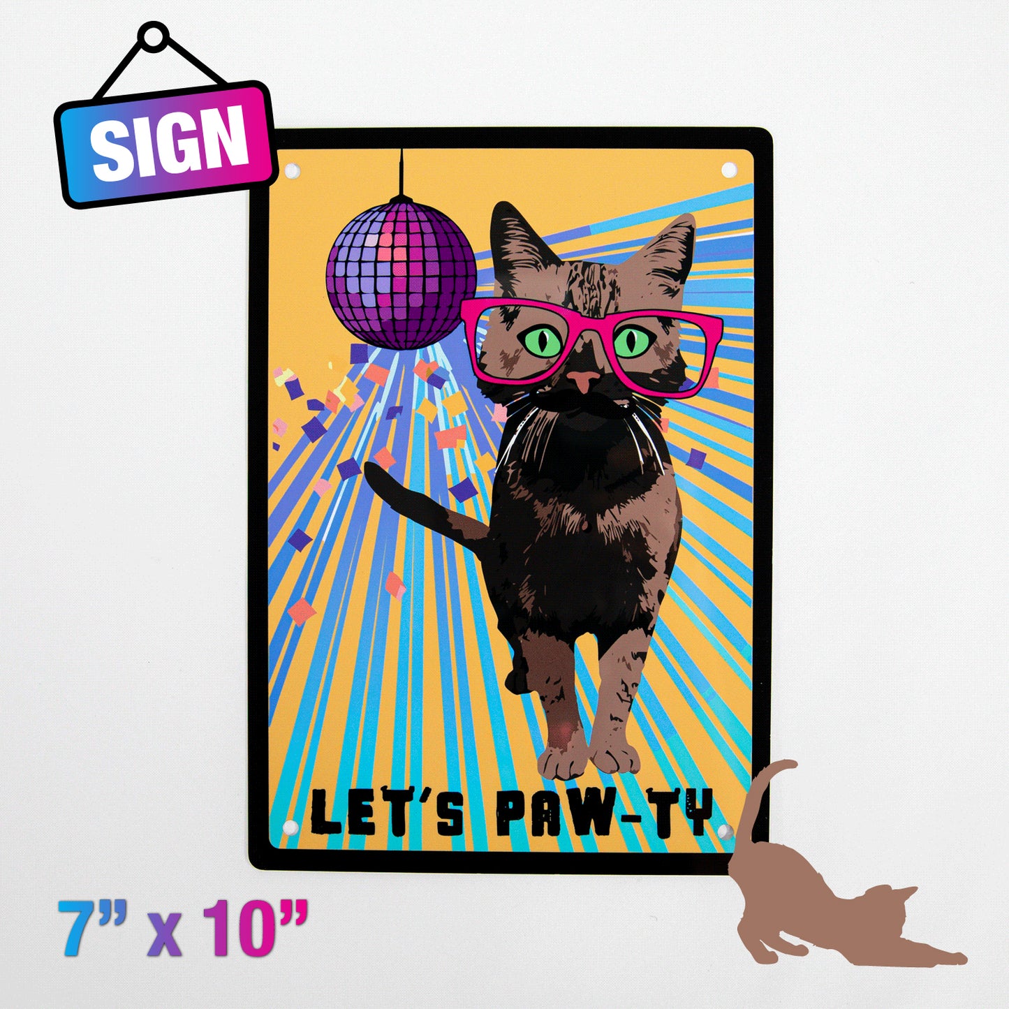 Hiss-terical Kitty-Themed Signs