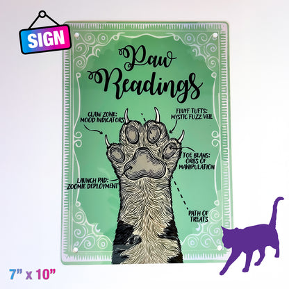 Halloween-Themed Cat Signs & Microfiber Towels