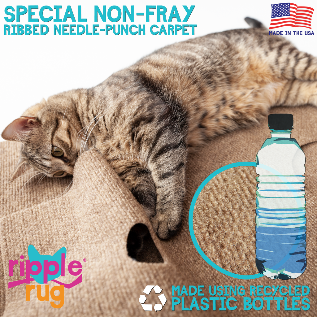The Ripple Rug - Cat Activity Mat - Made In the USA – THE RIPPLE RUG