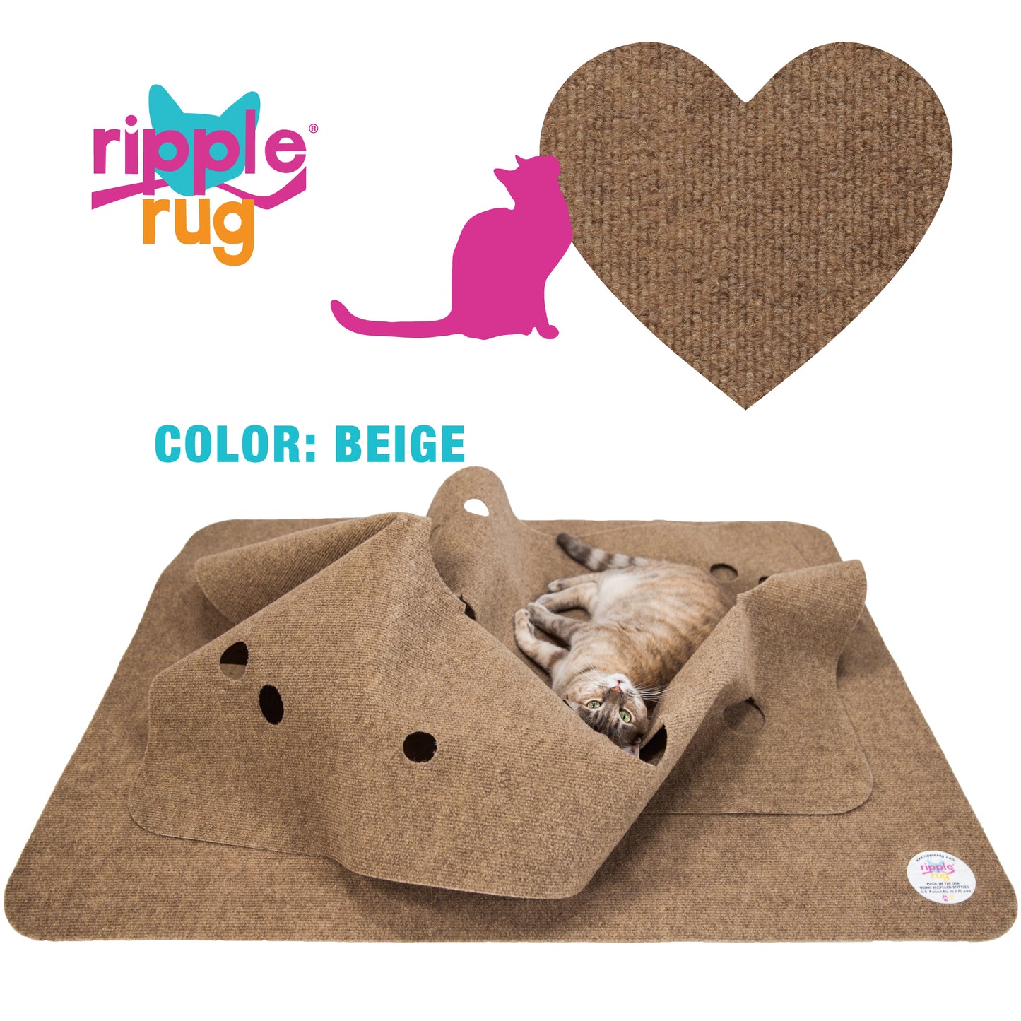 THE RIPPLE RUG:   "Cole & Marmalade" are back - it's Meowverlous!